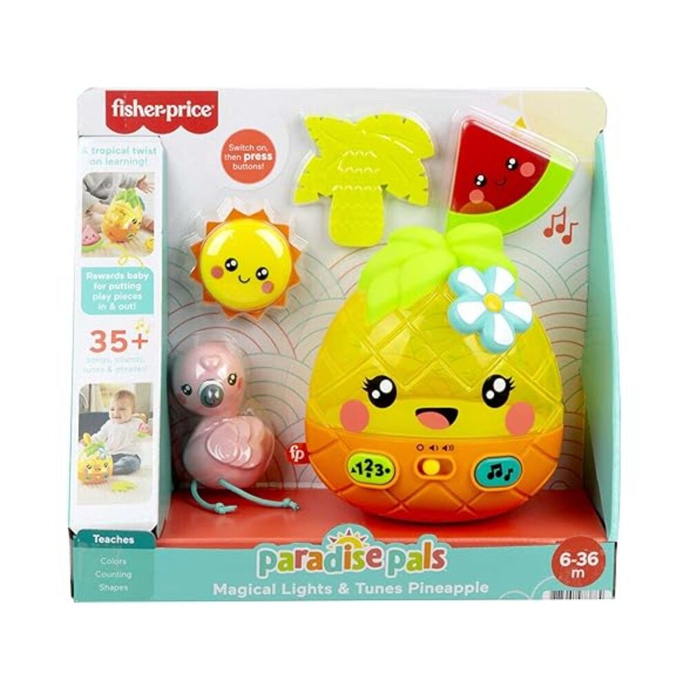 Fisher-Price Paradise Pals Magical Lights & Tunes Pineapple, electronic learning